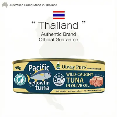 Otway Pure Pacific Yellowfin Tuna in Olive Oil – 95 g